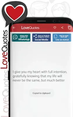 Love Quotes - Deep love quotat android App screenshot 4